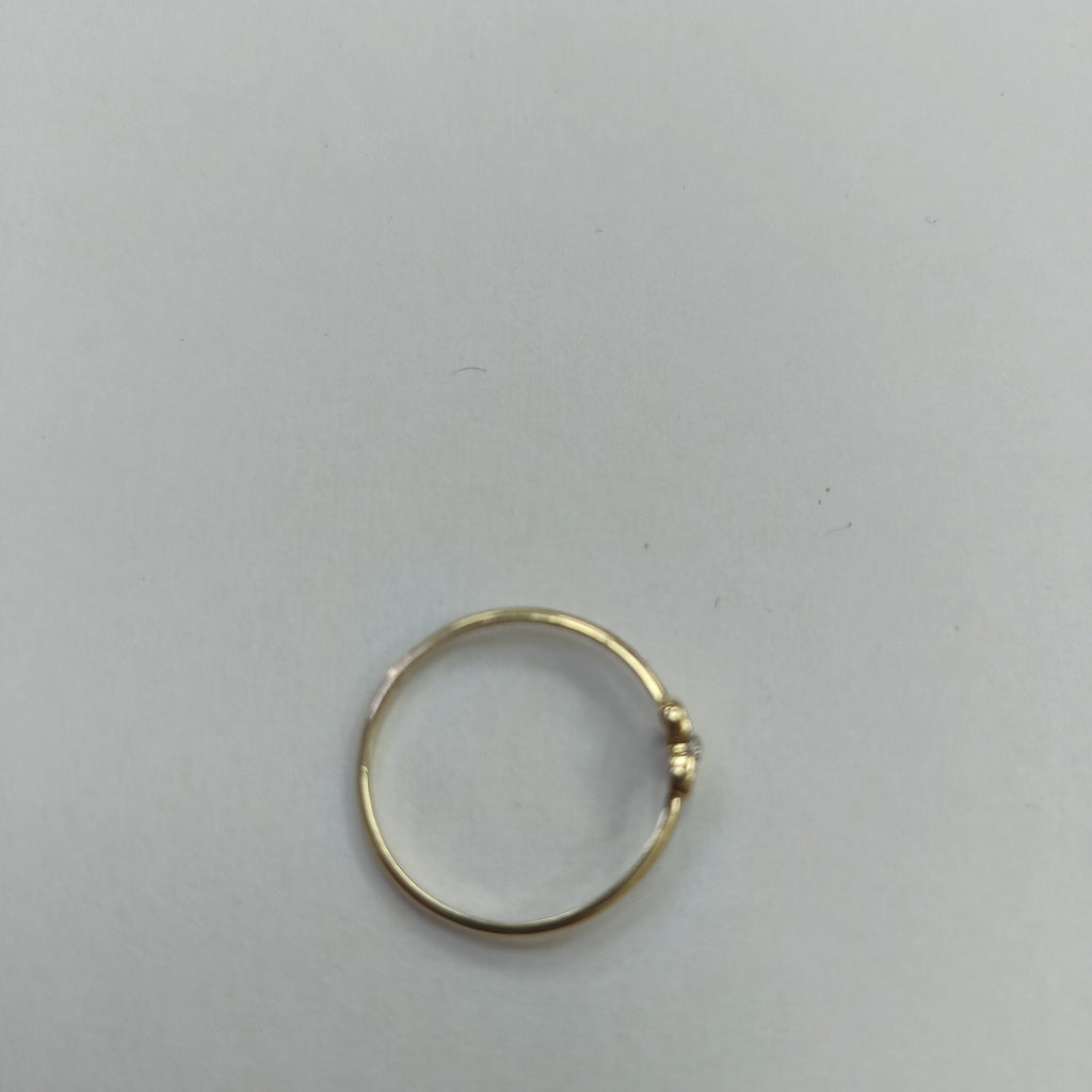 ANILLO ANILLITO FIG MOÑO C CIRCONIAS 14K 8 TALLA 1 GR (NUEVO)