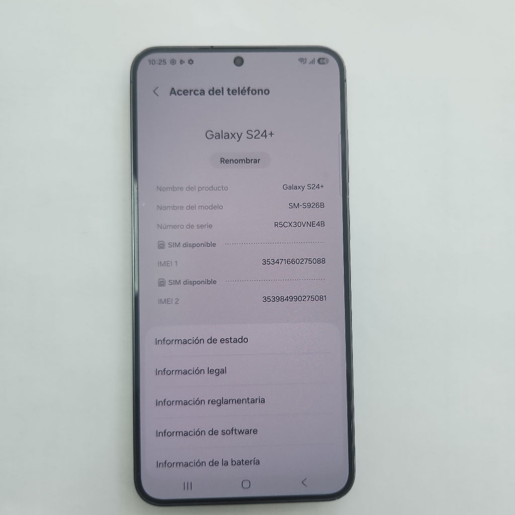 CELULAR SAMSUNG GALAXY S24 + SM-S926B (2024) 256 GB 12 GB RAM (SEMINUEVO)