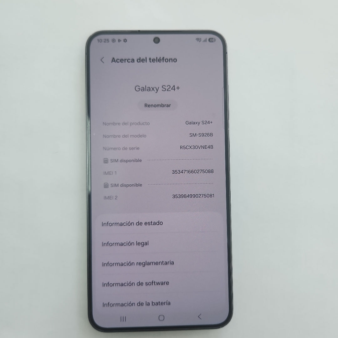CELULAR SAMSUNG GALAXY S24 + SM-S926B (2024) 256 GB 12 GB RAM (SEMINUEVO)
