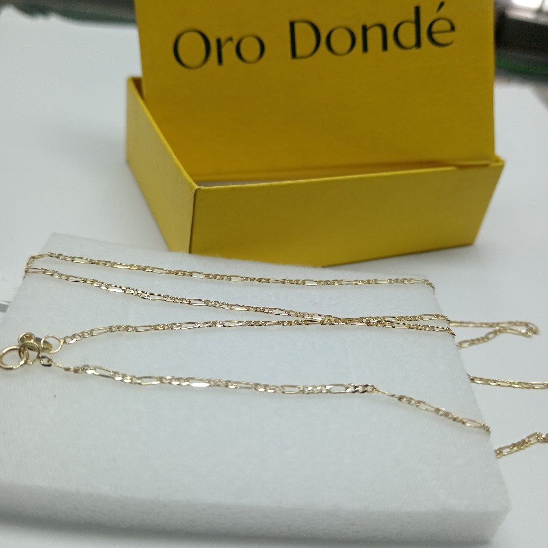 CADENAS CARTIER 3 1 AMARILLA ORO 14K 2 (NUEVO)