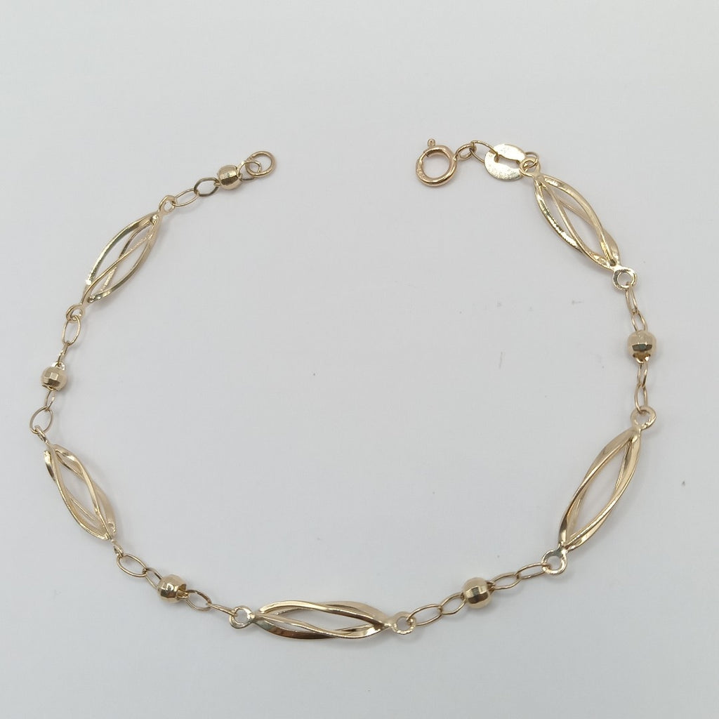 PULSERA ESPECIAL 14K 18 CM 2 GR (NUEVO)