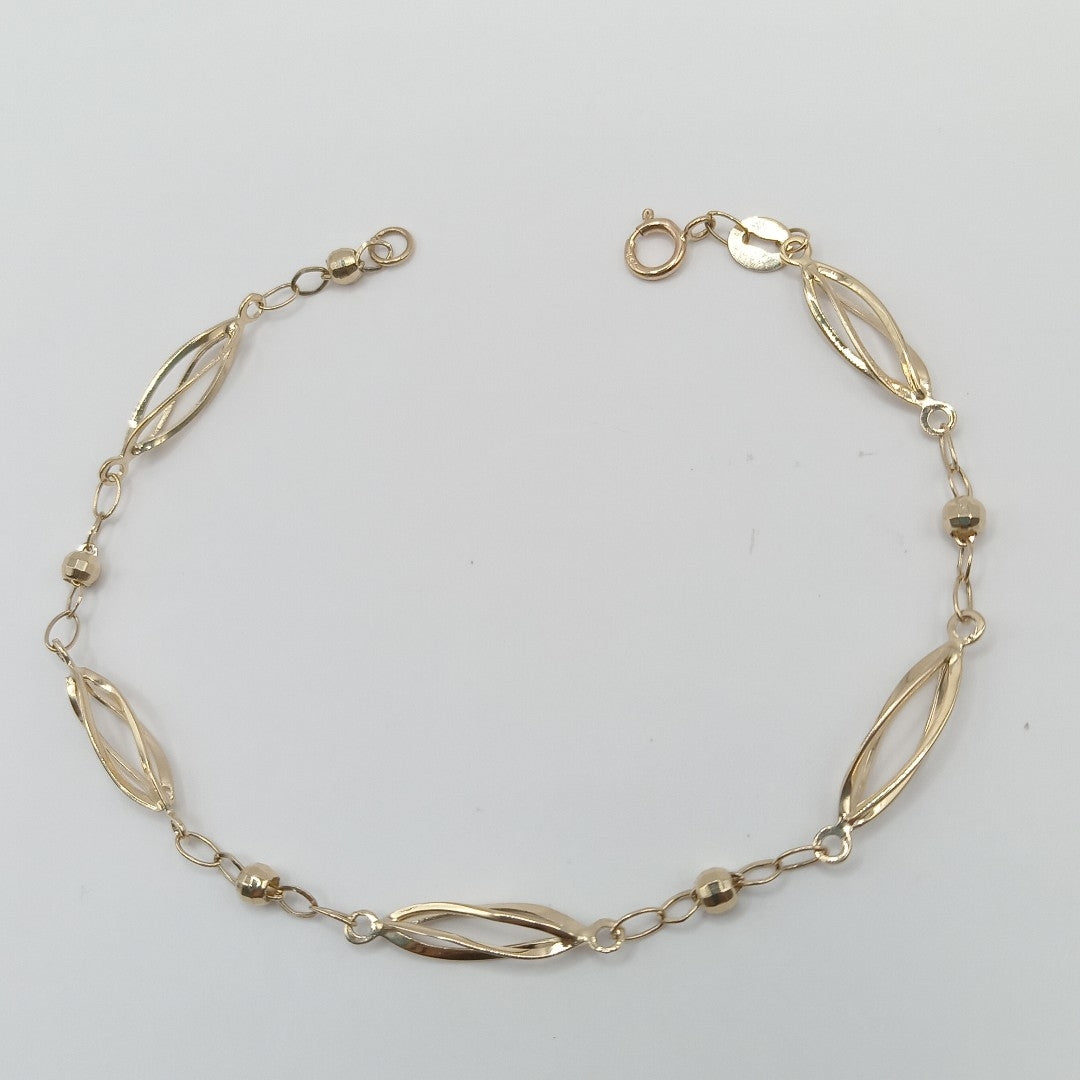 PULSERA ESPECIAL 14K 18 CM 2 GR (NUEVO)