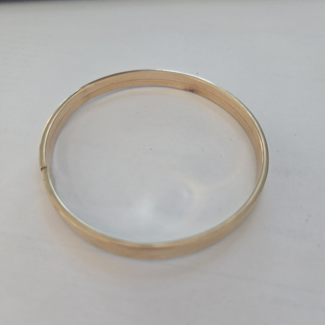 PULSERA RIGIDA ORO 10 K 7.6 GRMS (SEMINUEVO)