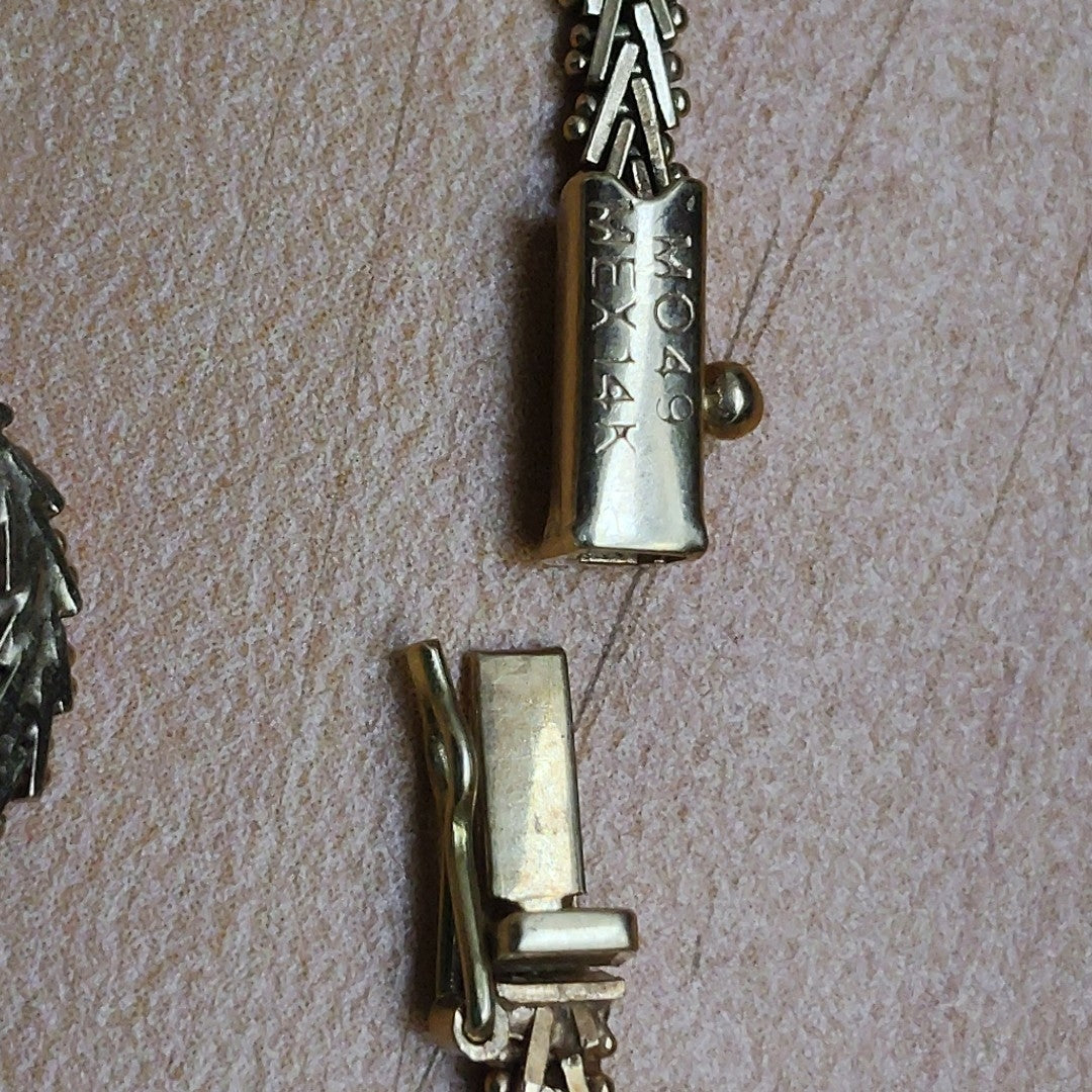 PULSERA ORO 14 K 8.7 GRMS (SEMINUEVO)