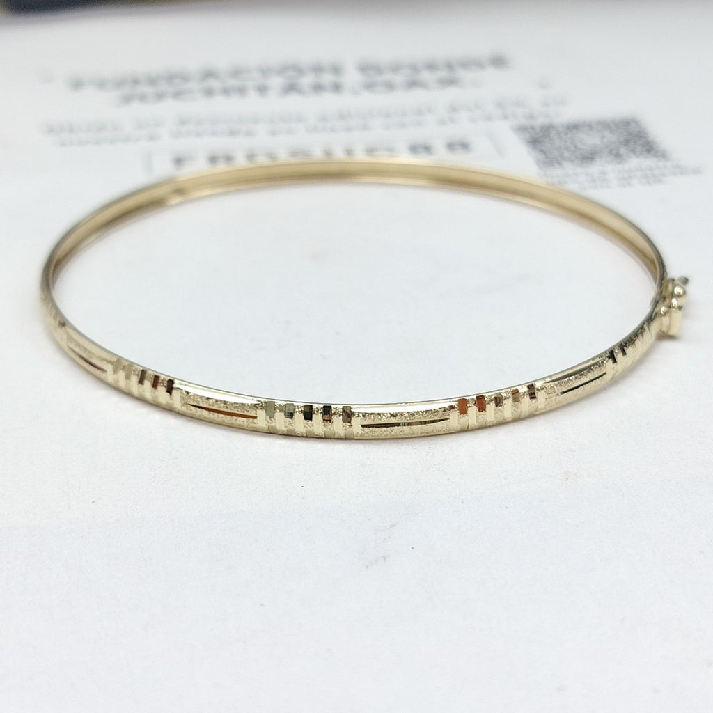 PULSERA RIGIDA ORO 14 K 4 GRMS (SEMINUEVO)