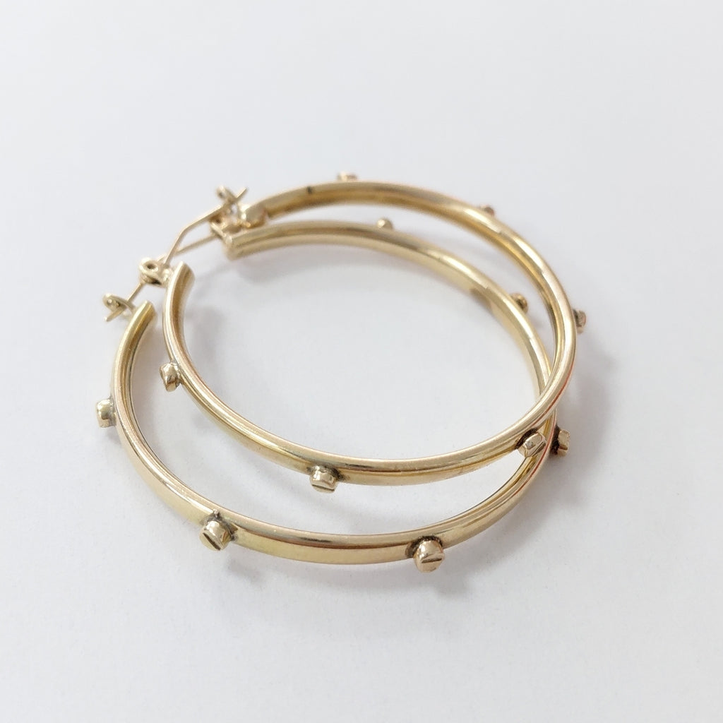 ARRACADAS PAR ORO 14 K 5.9 GRMS (SEMINUEVO)