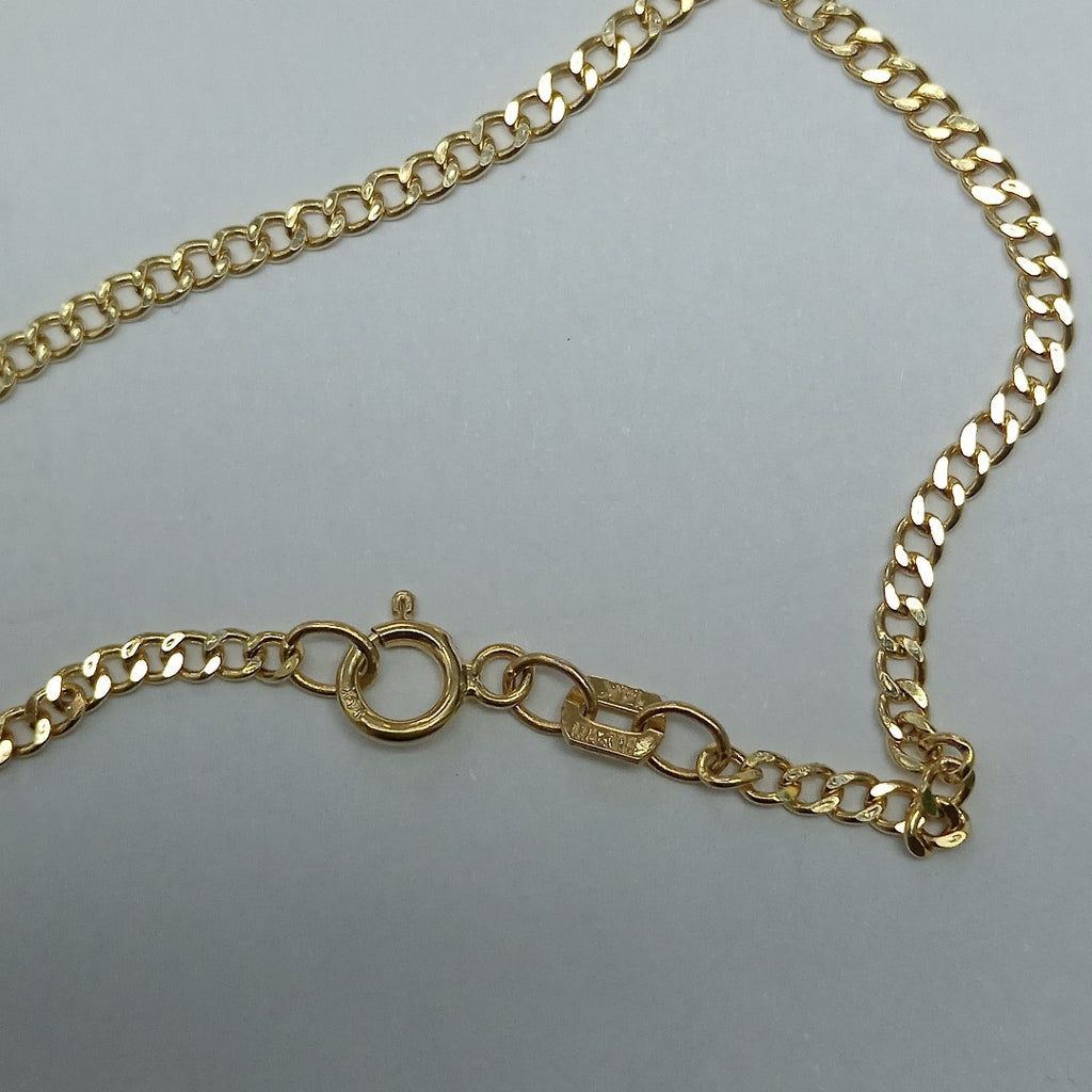CADENAS BARBADA AMARILLA ORO 14K 2.1 (NUEVO)