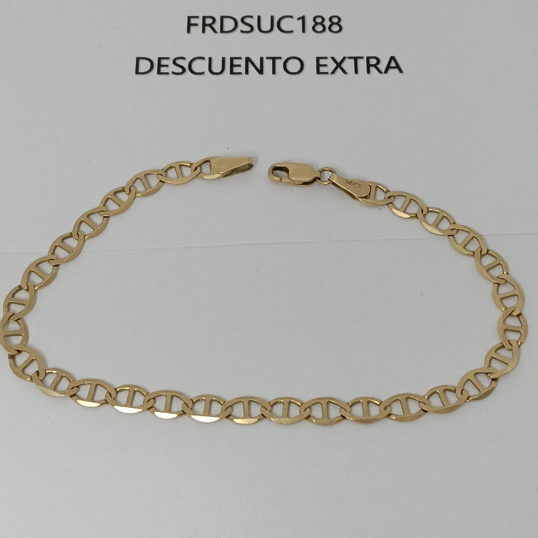 PULSERA ORO 14 K 5.4 GRMS (SEMINUEVO)