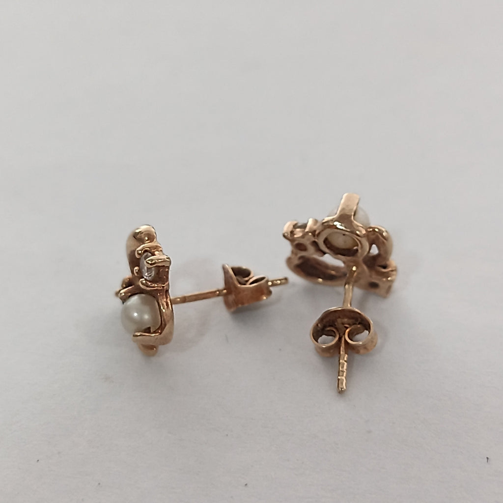 ARETES PAR ORO 14 K 1.3 GRMS (SEMINUEVO)