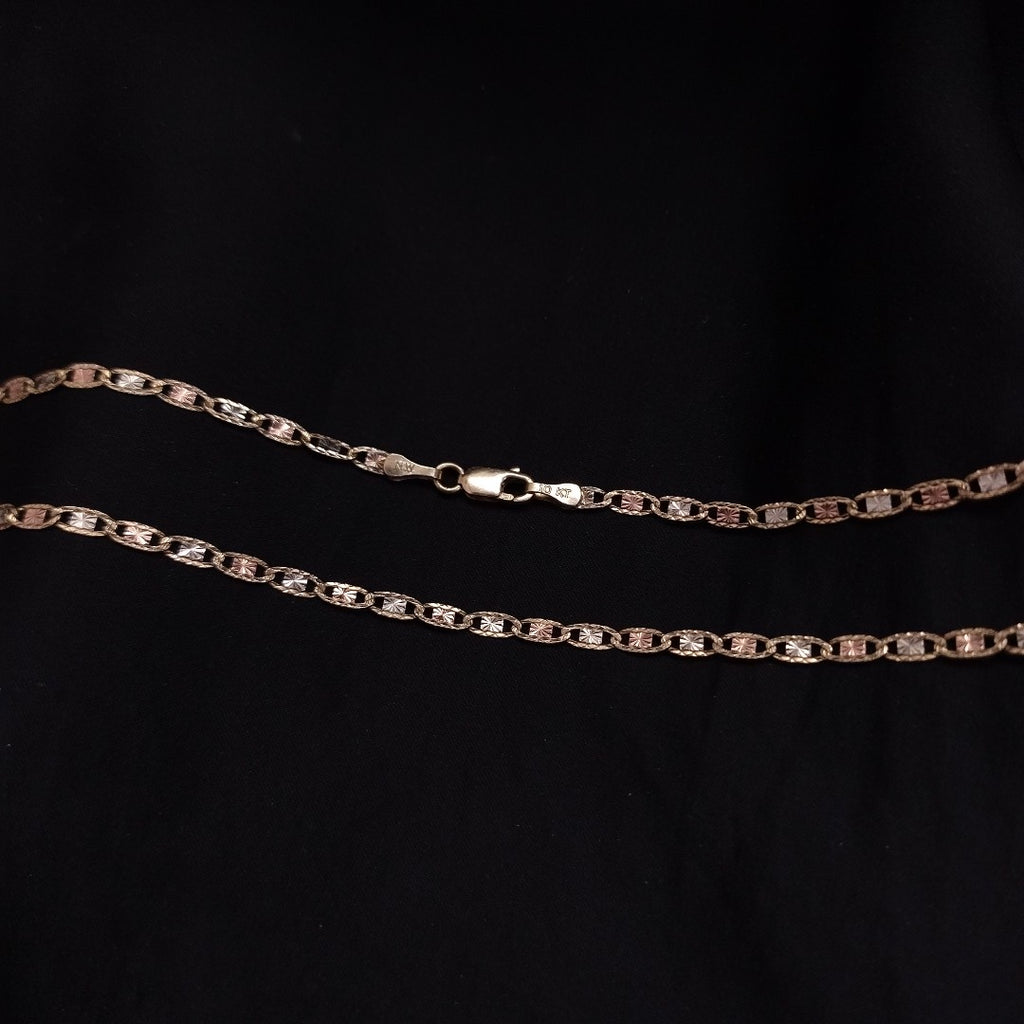 CADENA ORO COMBINADO 10 K 4,10 GRMS (SEMINUEVO)