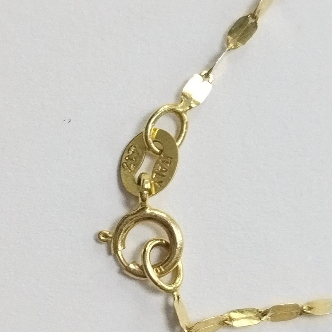 CADENA ORO, ORO COMBINADO 10 K 0.7 GRMS (SEMINUEVO)
