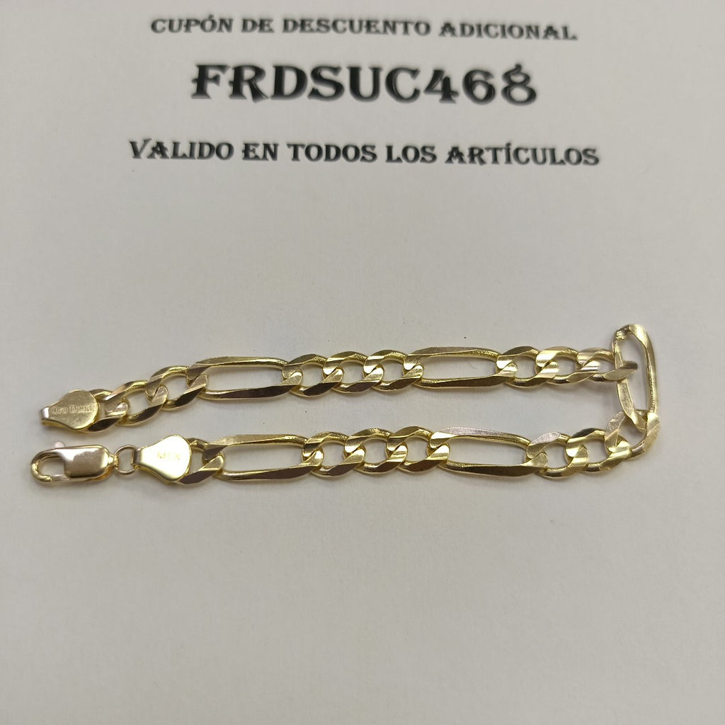 PULSERA 3X1 14K 21 CM 13.8 GR (NUEVO)