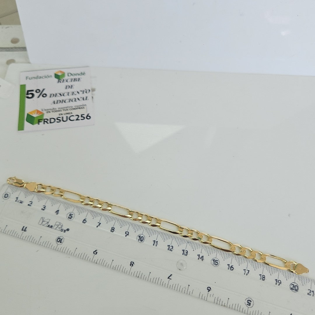 PULSERA 3X1 14K 21 CM 14.6 GR (NUEVO)