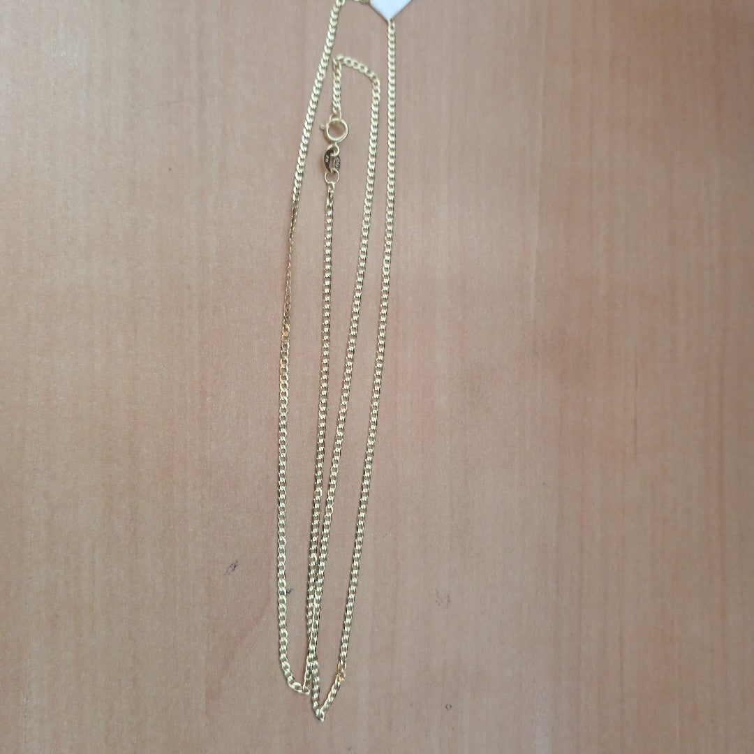CADENAS BARBADA AMARILLA ORO 14K 2.2 (NUEVO)