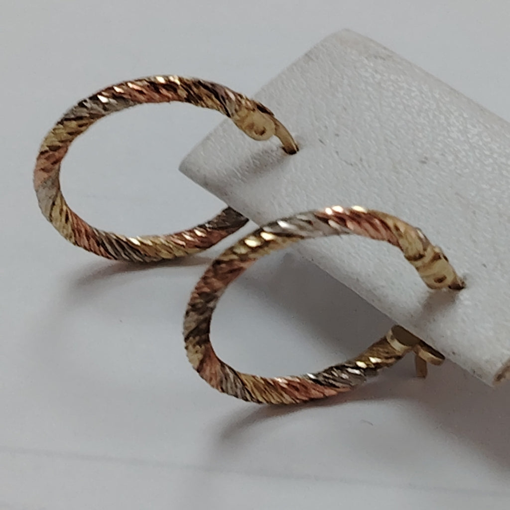 ARRACADAS PAR ORO 14 K 2,20 GRMS (SEMINUEVO)