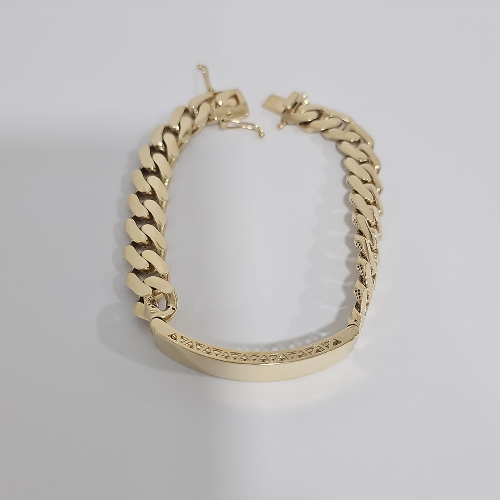 ESCLAVAS CABALLERO ORO 14K 21.4 (NUEVO)