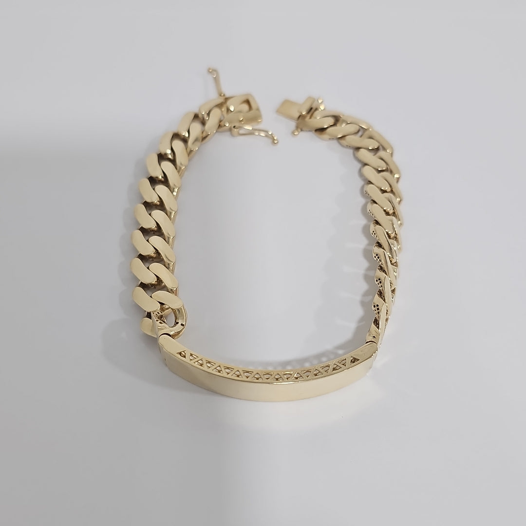 ESCLAVAS CABALLERO ORO 14K 21.4 (NUEVO)