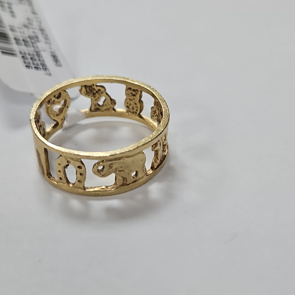 ANILLO ORO 14 K 3,10 GRMS (SEMINUEVO)