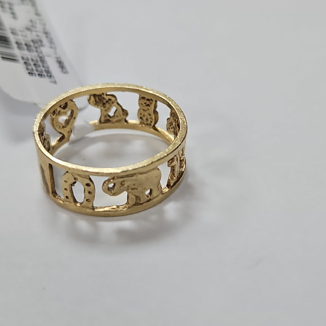 ANILLO ORO 14 K 3,10 GRMS (SEMINUEVO)