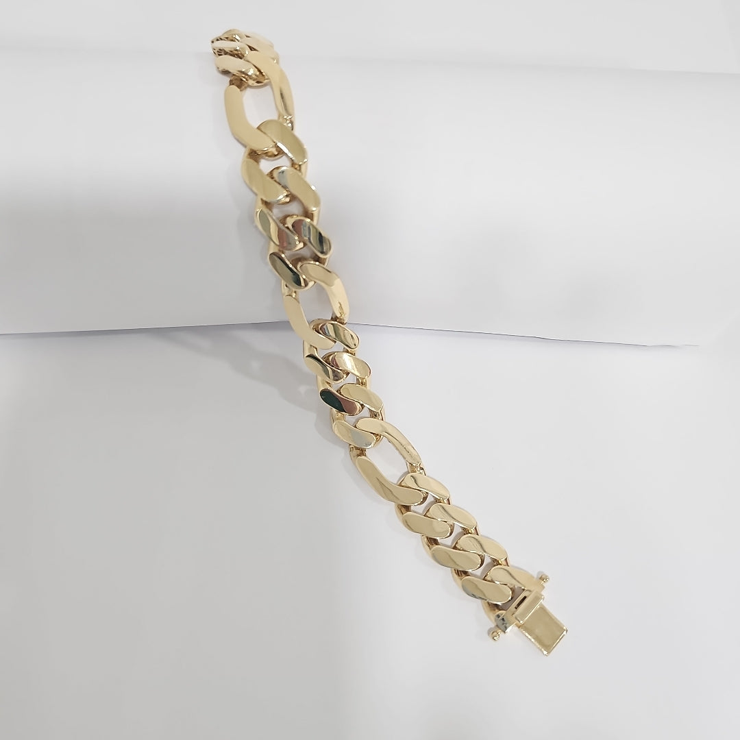 PULSERAS CABALLERO ORO 14K 21.9 (NUEVO)