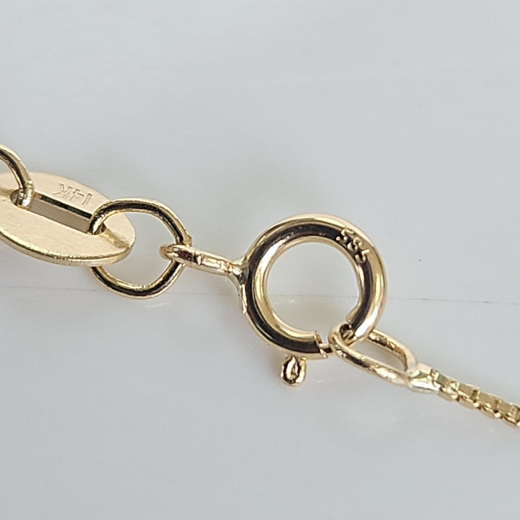 CADENA VENECIANO 14K 55 CM 1.7 GR (NUEVO)