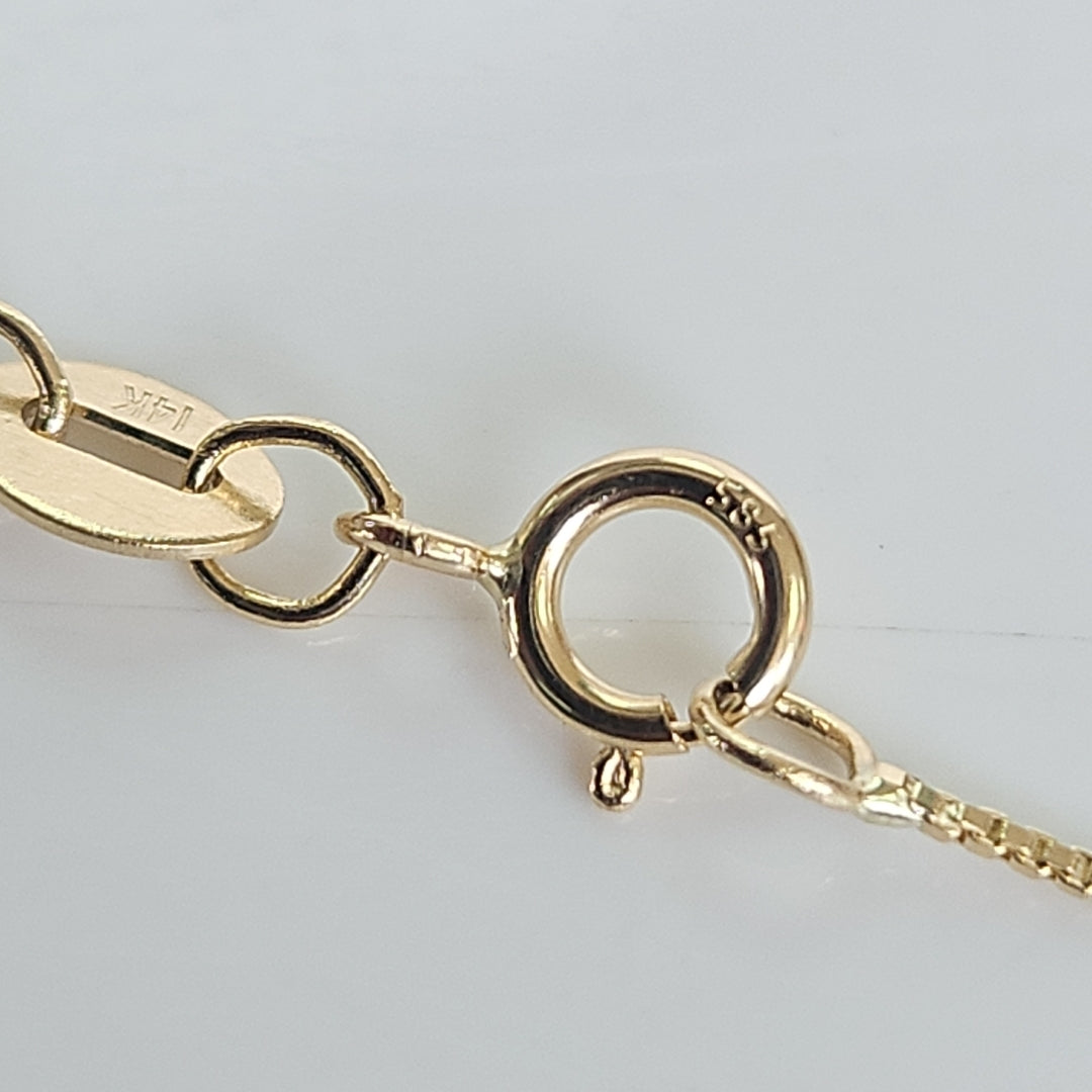 CADENA VENECIANO 14K 55 CM 1.7 GR (NUEVO)