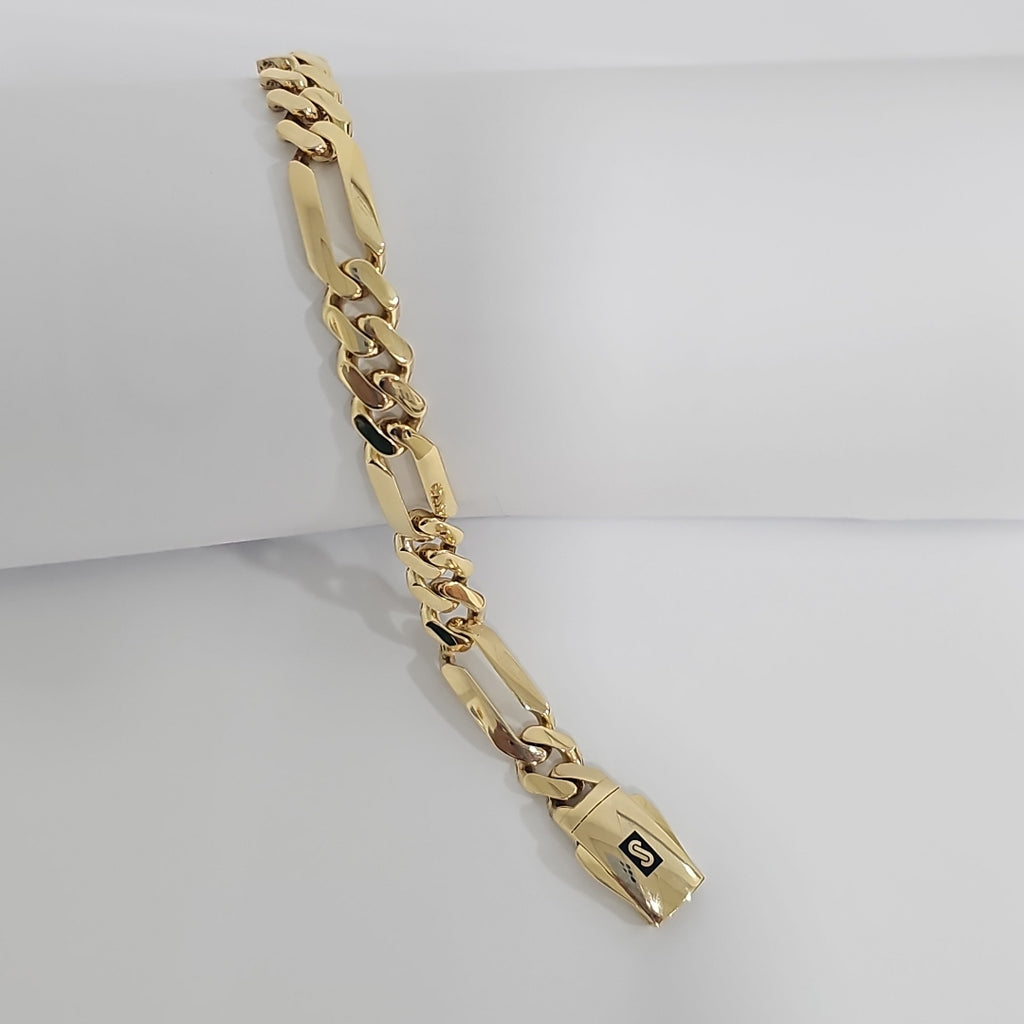PULSERA CABALLERO MONACO ORO 14K 12.9 (NUEVO)