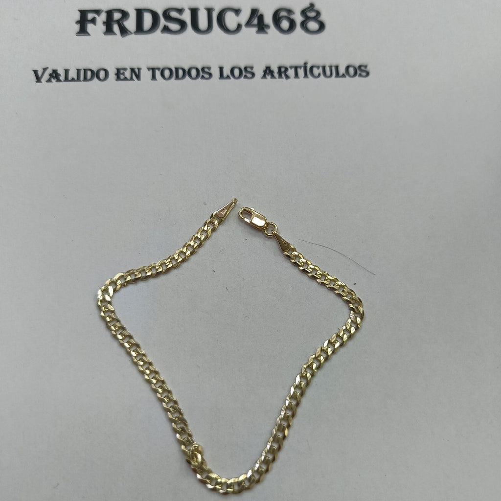 PULSERA BARBADA 14K 18 CM 3.2 GR (NUEVO)