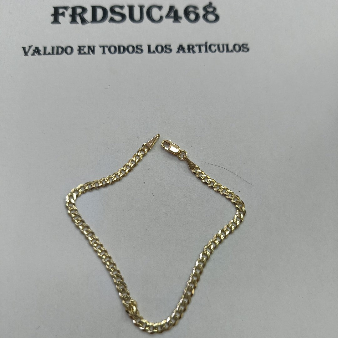 PULSERA BARBADA 14K 18 CM 3.2 GR (NUEVO)