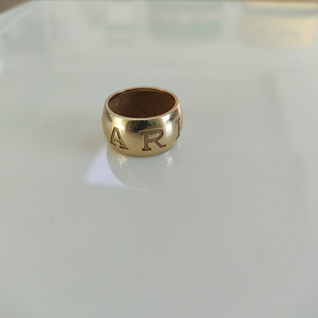ARGOLLA ORO 14 K 6.9 GRMS (SEMINUEVO)