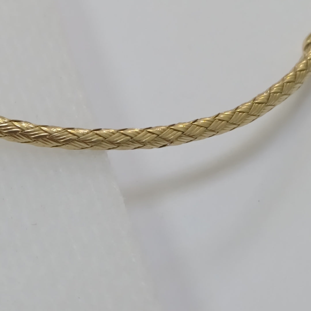 PULSERA RIGIDA ORO 14 K 6,00 GRMS (SEMINUEVO)
