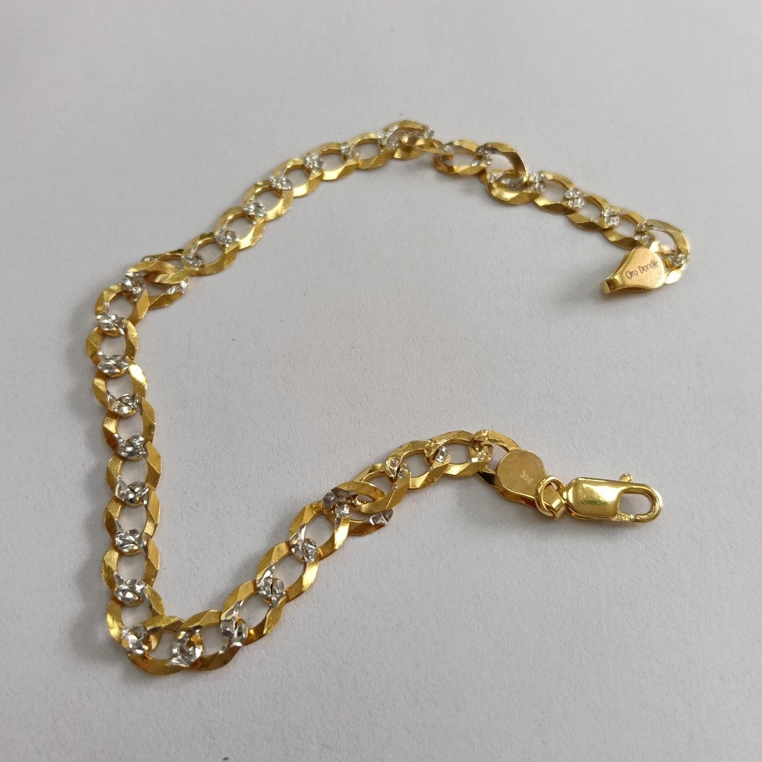 PULSERA BARBADA 14K 21 CM 6.4 GR (NUEVO)