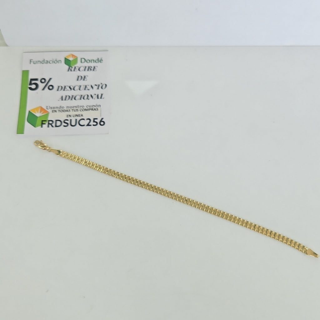 PULSERA ESPECIAL 14K 18 CM 4 GR (NUEVO)