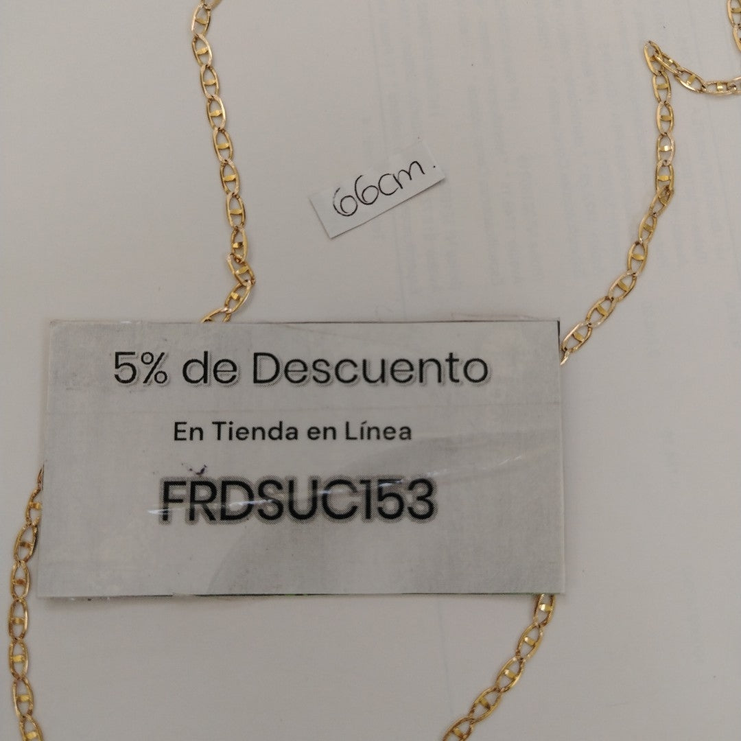 CADENA ORO 14 K 7.3 GRMS (SEMINUEVO)