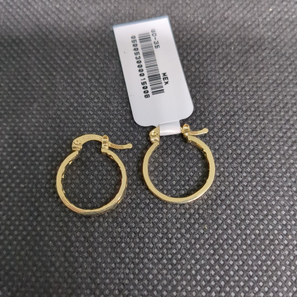ARETES ARRACADAS FIG GRECAS 14K 1.8 GR (NUEVO)