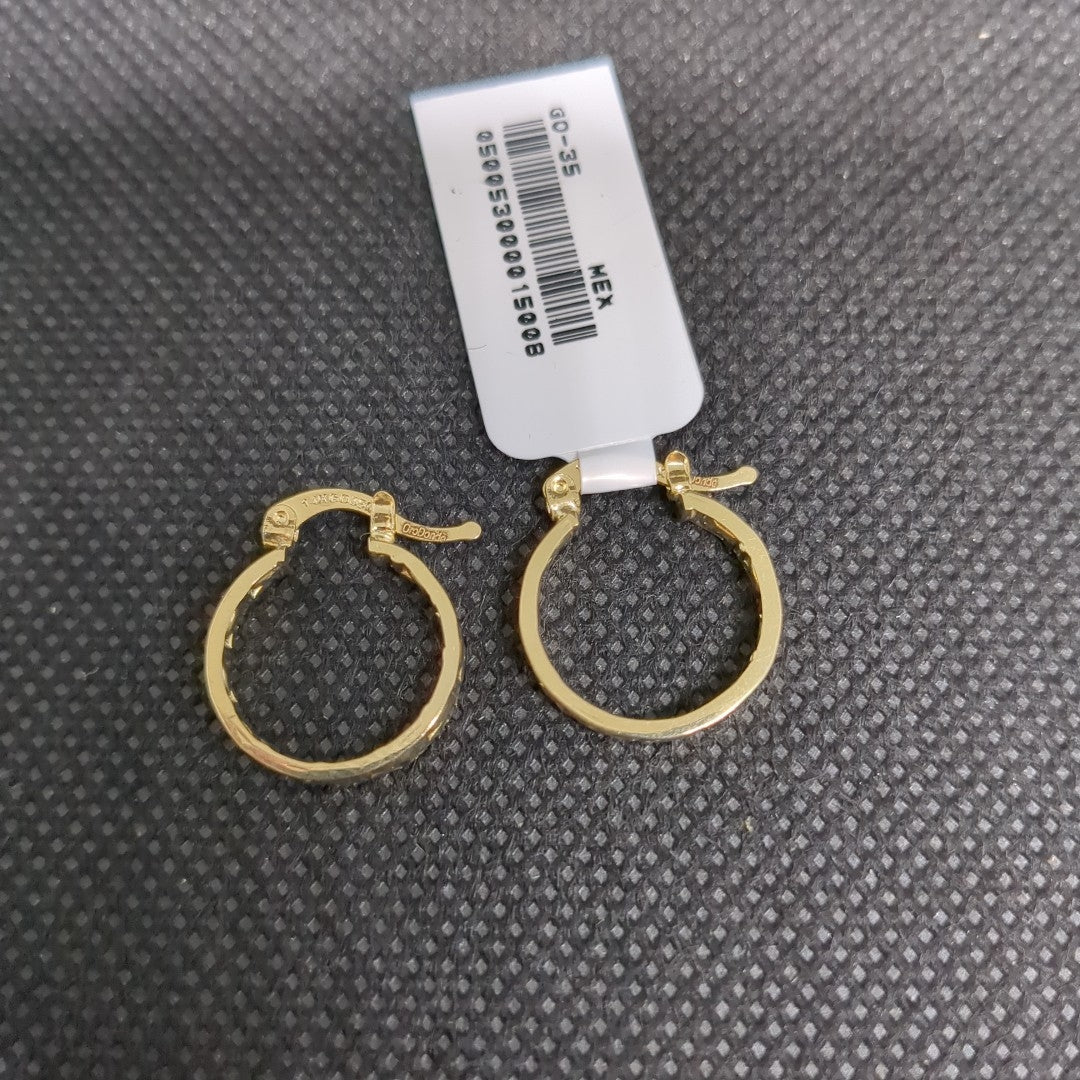 ARETES ARRACADAS FIG GRECAS 14K 1.8 GR (NUEVO)