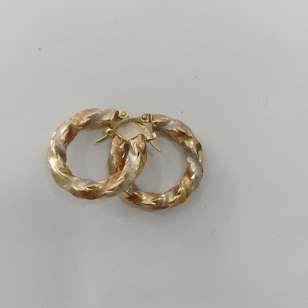 ARRACADAS PAR ORO 14 K 2.8 GRMS (SEMINUEVO)