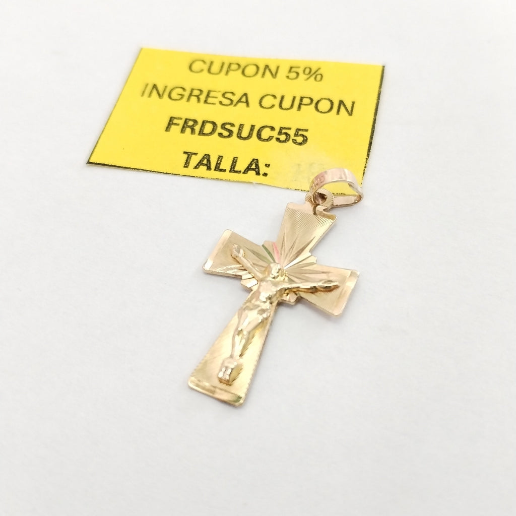 CRUCIFIJO ORO 10 K 1.4 GRMS (SEMINUEVO)