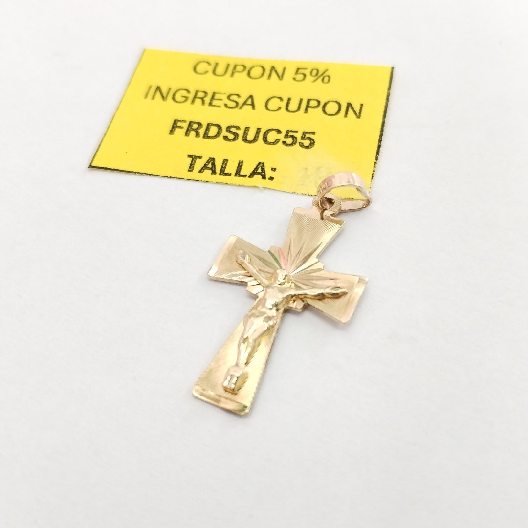 CRUCIFIJO ORO 10 K 1.4 GRMS (SEMINUEVO)