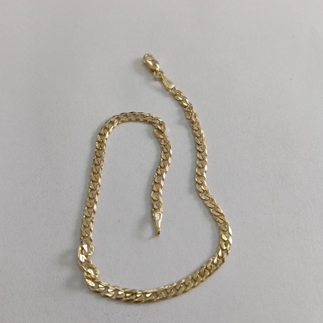 PULSERA BARBADA 14K 21 CM 3.6 GR (NUEVO)