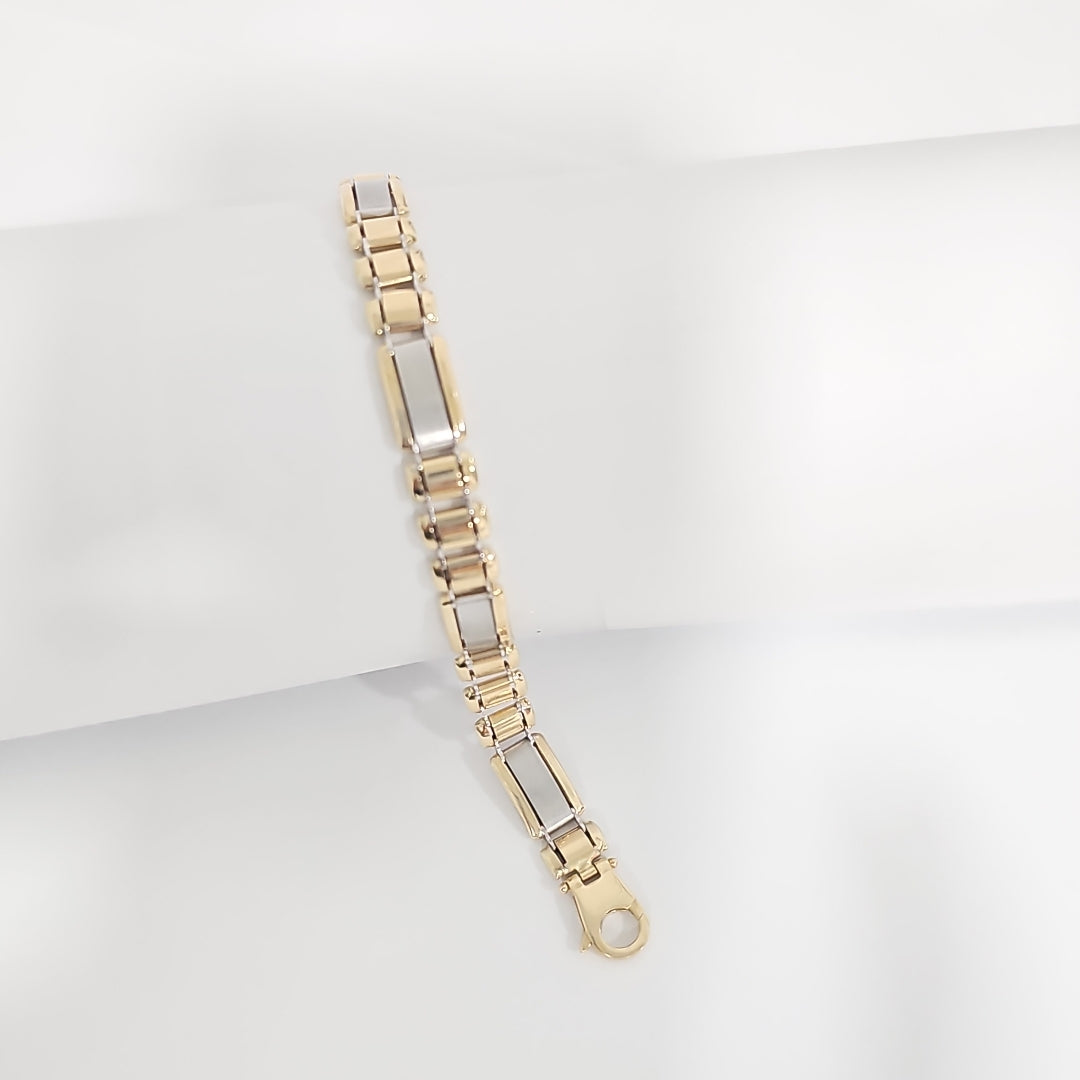 PULSERAS CABALLERO ORO 14K 14 (NUEVO)