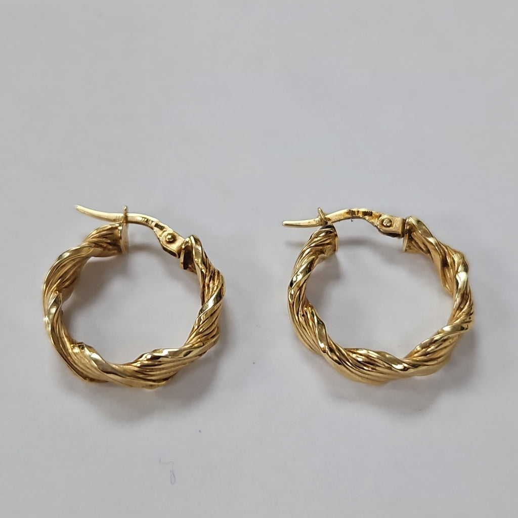 ARRACADAS PAR ORO 14 K 1,90 GRMS (SEMINUEVO)