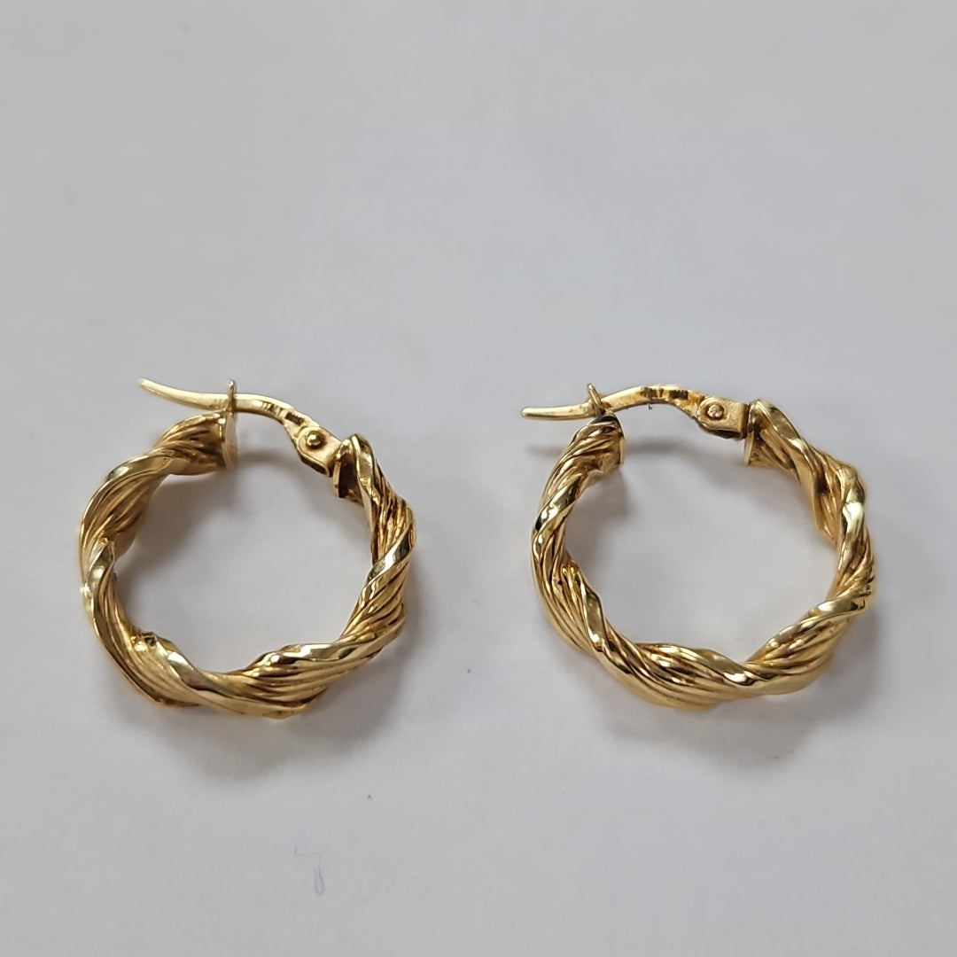 ARRACADAS PAR ORO 14 K 1,90 GRMS (SEMINUEVO)