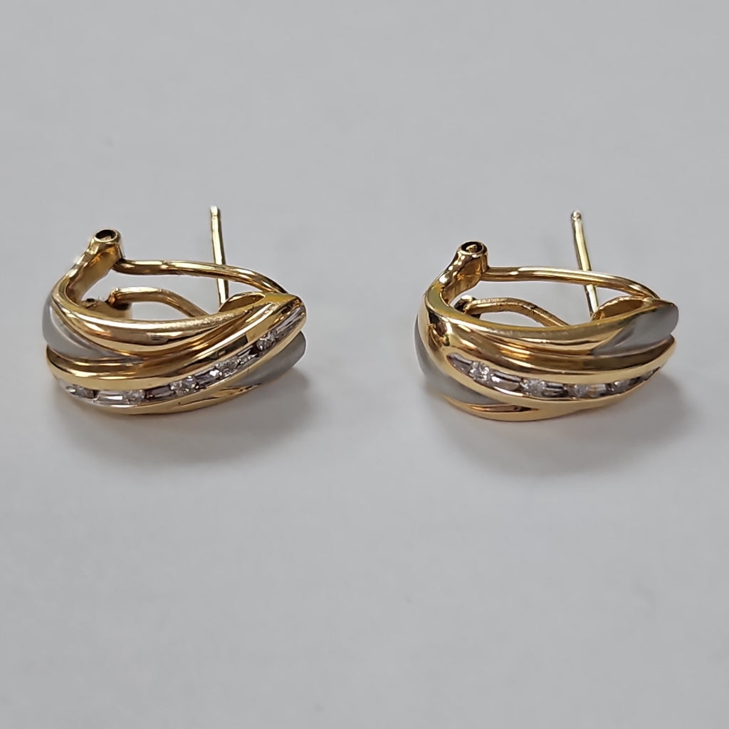 ARETES PAR ORO 14 K 5.9 GRMS (SEMINUEVO)