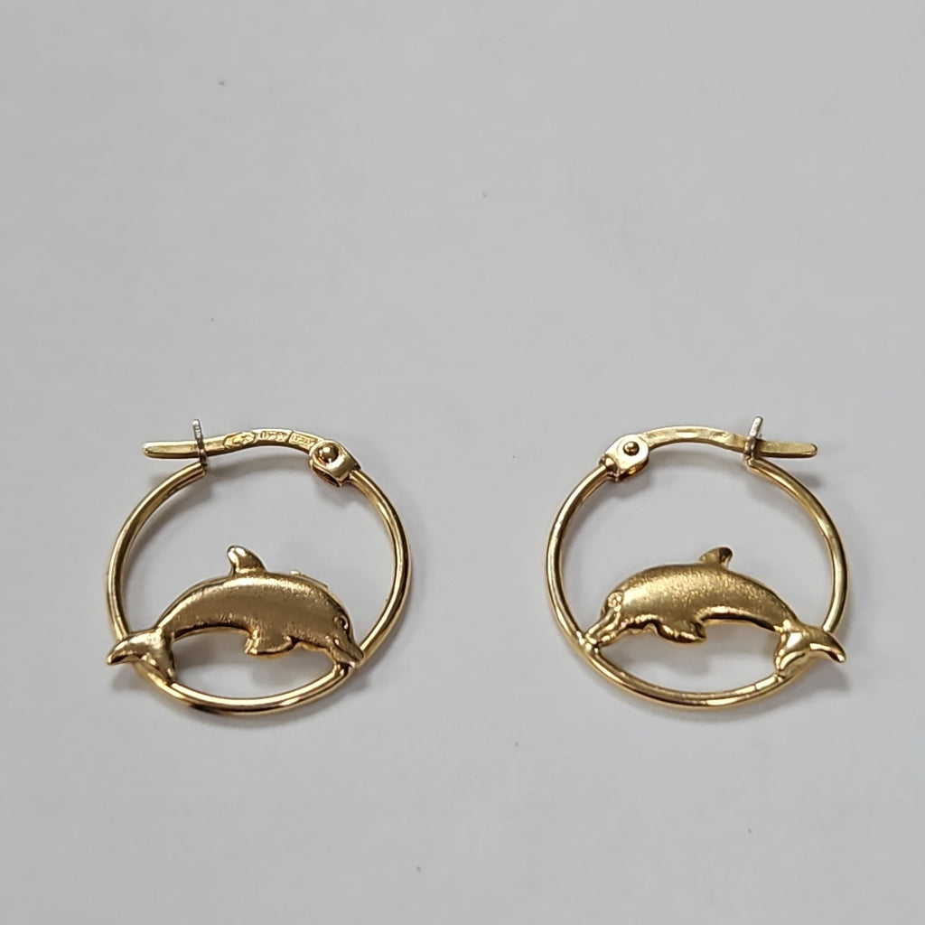 ARETES PAR ORO 14 K 1.9 GRMS (SEMINUEVO)