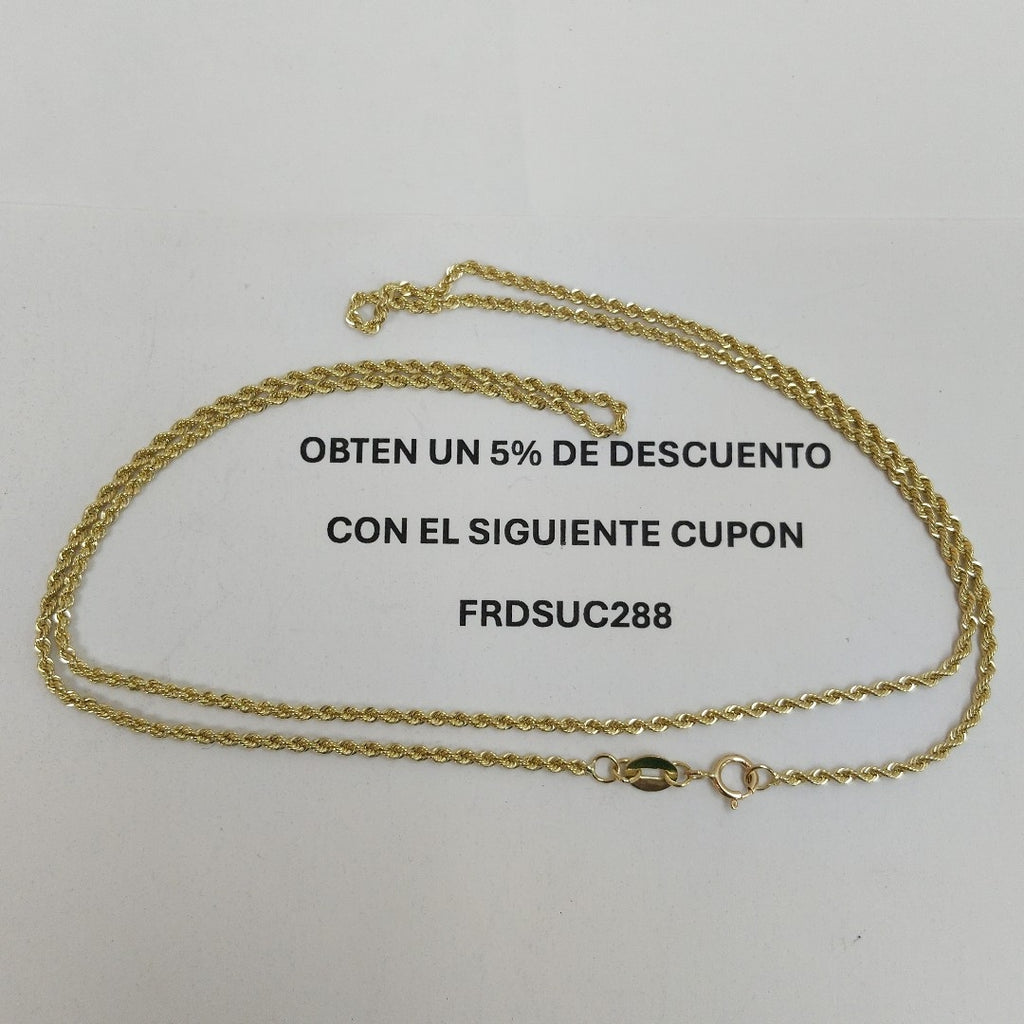 CADENA TORZAL 10K 55 CM 4.6 GR (NUEVO)