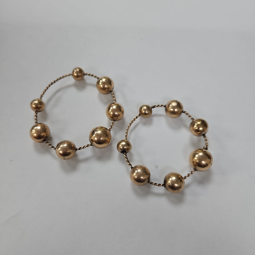 ARRACADAS PAR ORO 8 K 8,80 GRMS (SEMINUEVO)