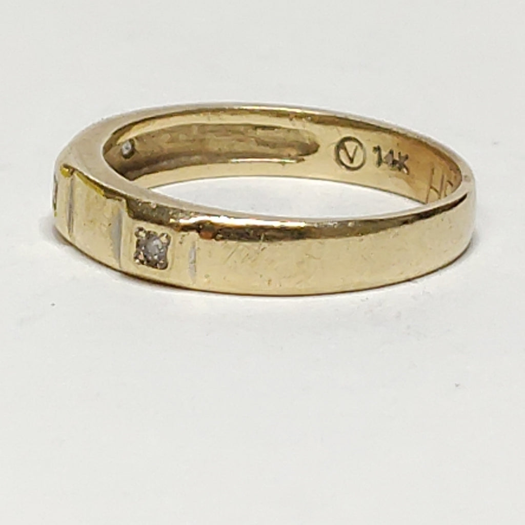 ARGOLLA ORO, ORO BLANCO 14 K 2.3 GRMS (SEMINUEVO)