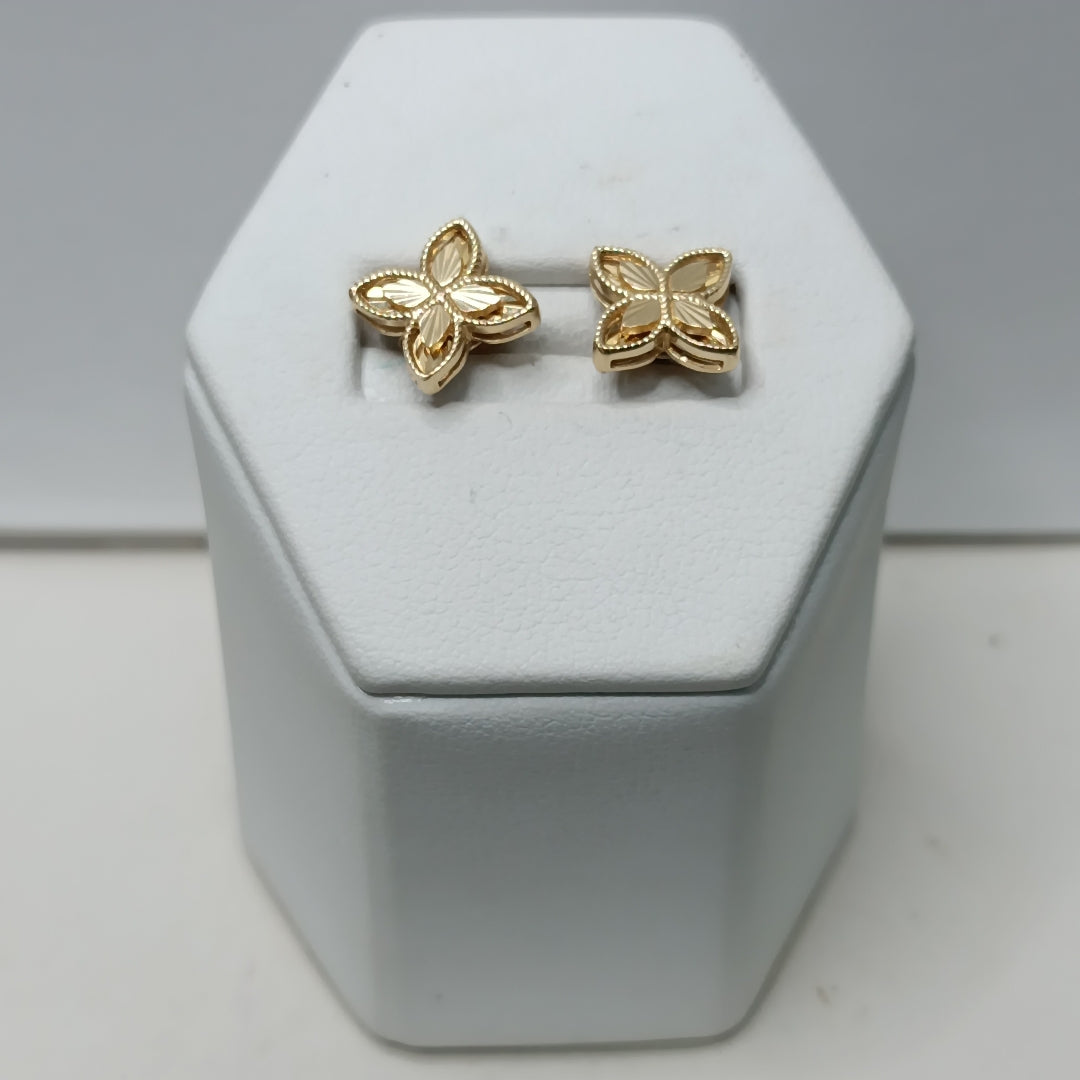 BROQUELES PAR ORO 14 K 2.6 GRMS (SEMINUEVO)