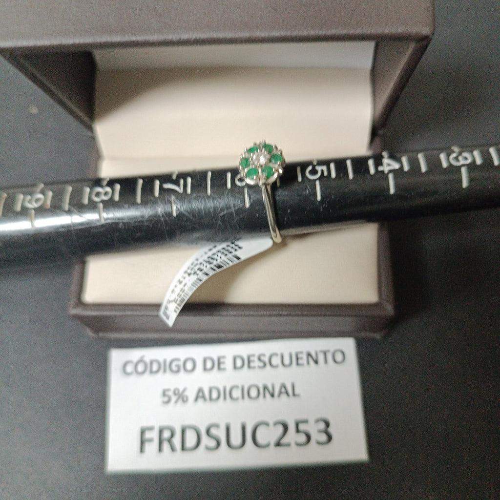 ANILLITO ORO, ORO BLANCO 14 K 2.6 GRMS (SEMINUEVO)